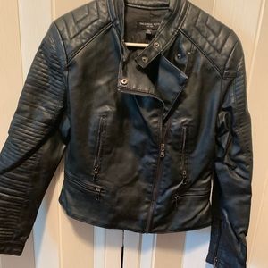 Moto Vegan Leather Jacket